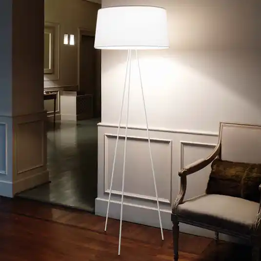 kdln Tripod álló világítás, fehér, magasság 175 cm, fényerőszabályozó Biztonságos fizetés