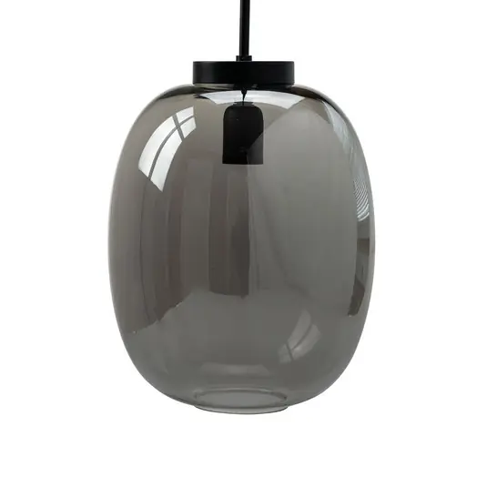 Végkiárusítás Dyberg Larsen DL39 függő Ø 25 cm füstszürke/fekete