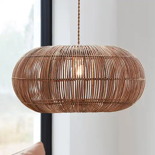 PR Home Zuri függőlámpa, rattanból, Ø 61 cm Csak ma