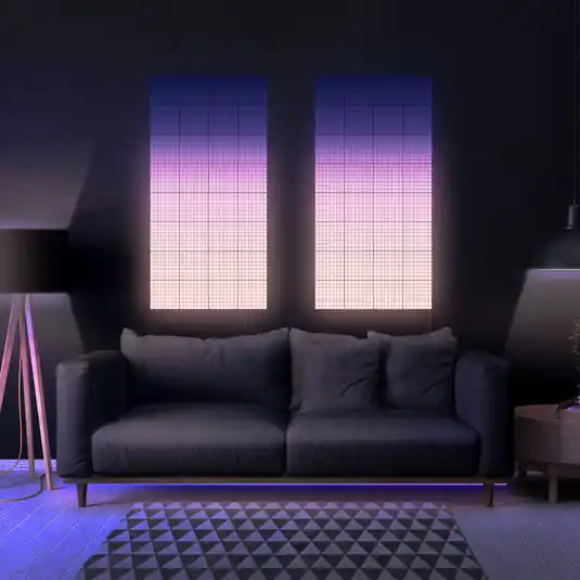Twinkly RGB-négyzetek fekete, IP20, 1+5 Induló készlet Olcsóbb
