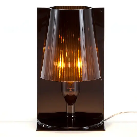 Kartell Take designer asztali lámpa, füstszürke Szuper ajánlat