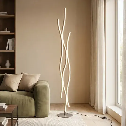 Vásárlói kedvenc Blaze LED állólámpa fényerőszabályzóval, CCT, alumínium