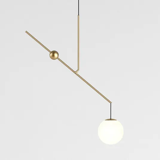 Luceplan Malamata függőlámpa sárgaréz, 106 cm Olcsóbb