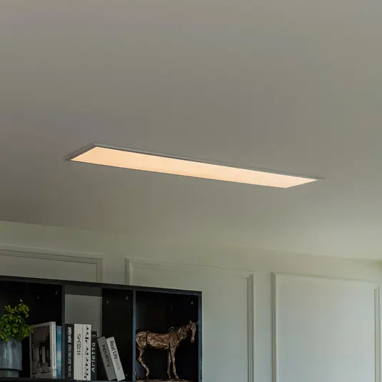 Lindby Kenma LED panel, CCT, 29,6 cm x 119,6 cm Outlet