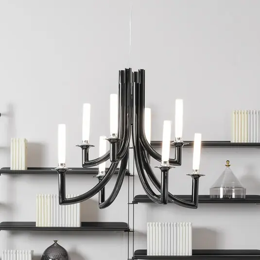 Kartell Khan csillár, Ø 77 cm fekete Olcsóbb