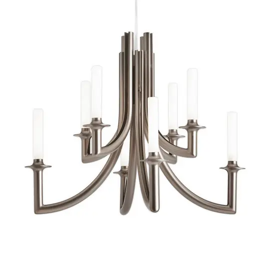 Kartell Khan csillár, Ø 77 cm bronz matt Szuper akció