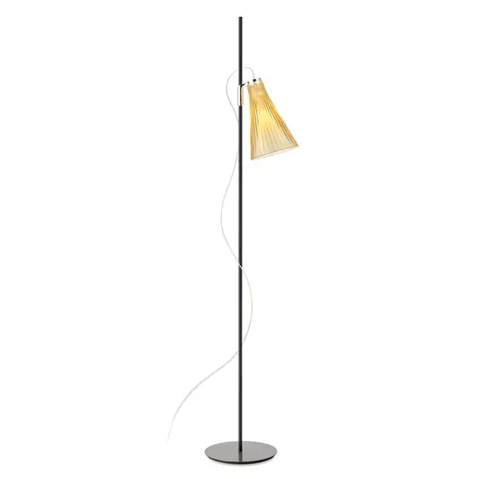 Akciós ár Kartell K-Lux állólámpa, 1-lámpás, fekete/sárga
