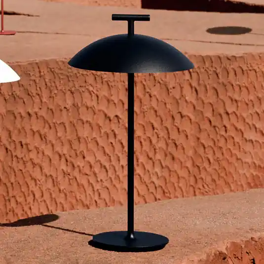 Kartell Mini Geen-A LED asztali lámpa mobil fekete Ajánlat
