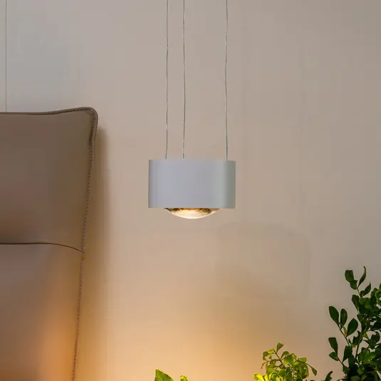 Arcchio LED függőlámpa Rotari, lencse, lefelé világító, fehér Olcsóbb