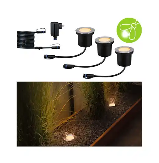 Különleges ajánlat Paulmann Plug & Shine LED süllyesztett lámpa 4,5W 3 darabos készlet