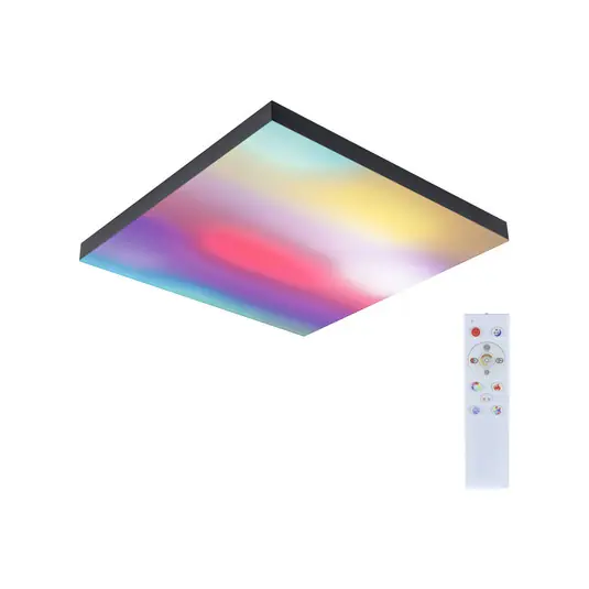 Ne maradj le Paulmann Velora Rainbow panel 45x45cm fekete RGBW