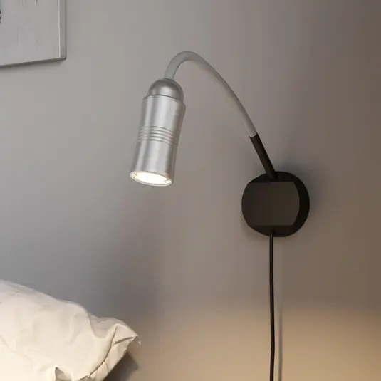 Neo! Flex Hotel II LED falilámpa, alumínium/ezüst Árcsökkenés