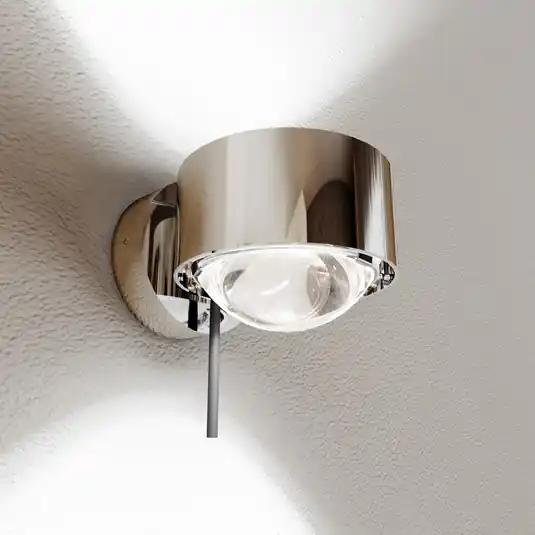 Puk! 80 Wall LED spot áttetsző lencsék króm Gyors szállítás