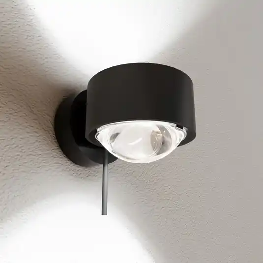 Puk! 80 Wall LED spot lencsék tiszta fekete matt Népszerű