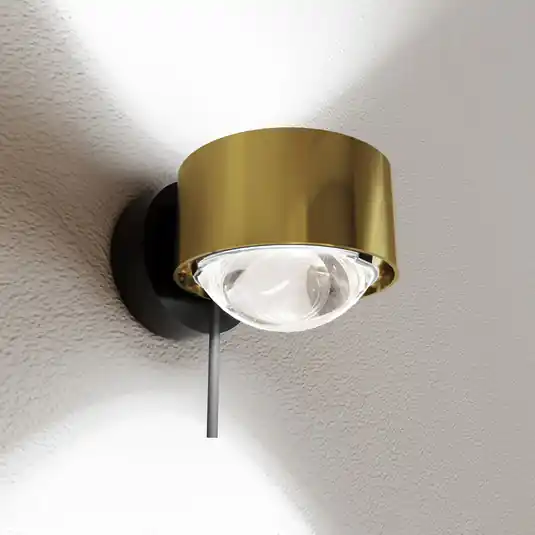 Puk! 80 Wall LED spot lencsék átl. sárgaréz/fekete Biztonságos vásárlás