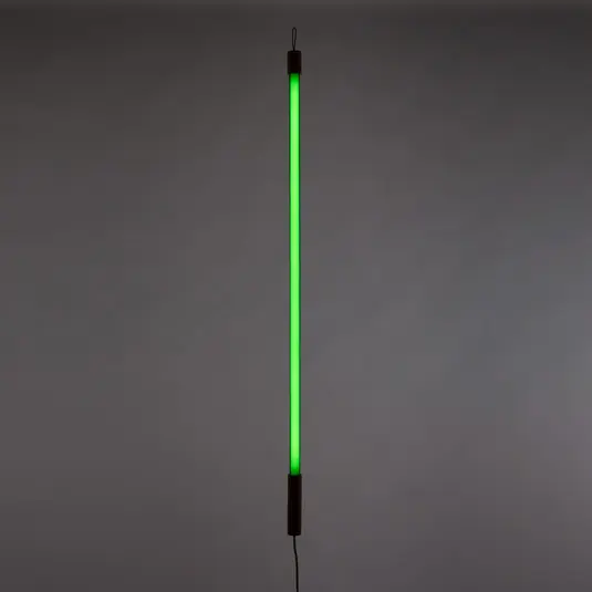 SELETTI LED lámpa Linea, zöld, fa részletek, univerzális Különleges ajánlat