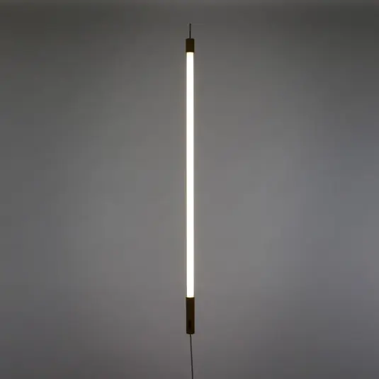 SELETTI LED-es lámpatest Linea, fehér, fa részletek, univerzális Outlet