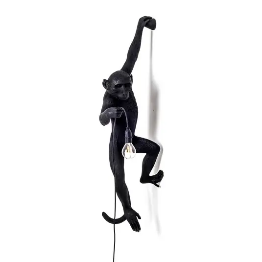 LED dekor kültéri lámpa Monkey Lamp bal fekete Végkiárusítás