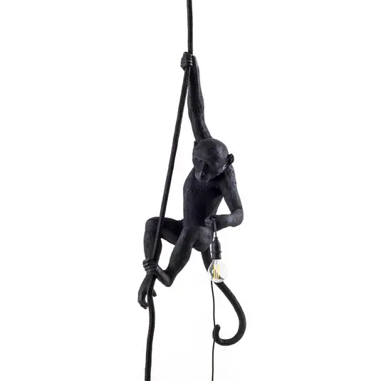 Csak ma SELETTI Monkey lámpa LED-es lógó lámpa lógó fekete