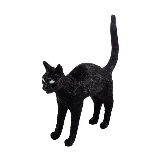 Akció LED dekor asztali lámpa Jobby The Cat, fekete