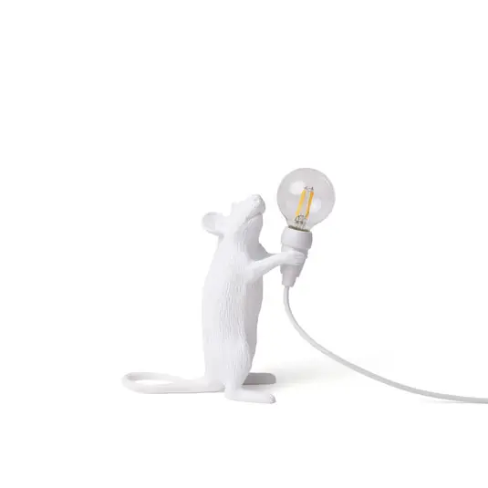 SELETTI egérlámpa LED-es dekoratív lámpa USB függőleges fehér Outlet
