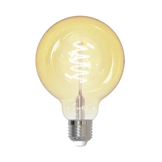 Akciós ár LUUMR intelligens LED izzó G95 E27 borostyánszínű 4,9 W Tuya WLAN