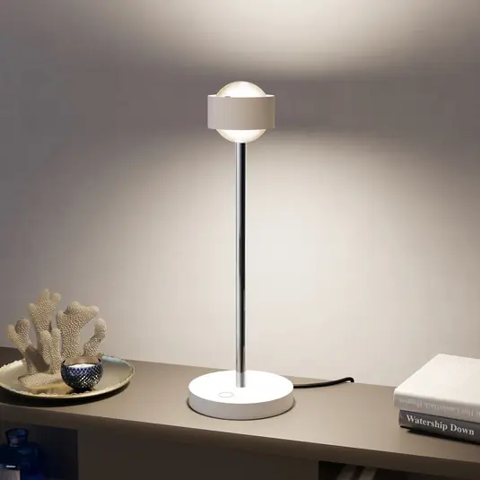 Puk! 80 Eye Table LED matt lencsék, fehér/króm Végkiárusítás