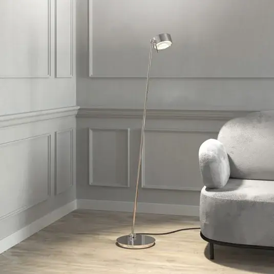 Puk! 120 Floor LED átlátszó/matt lencsék, króm Végkiárusítás