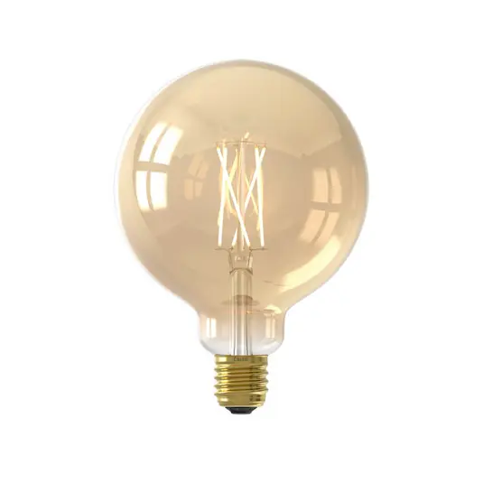 Calex Smart E27 G125 7W LED izzószál 806lm arany Vásárlói kedvenc