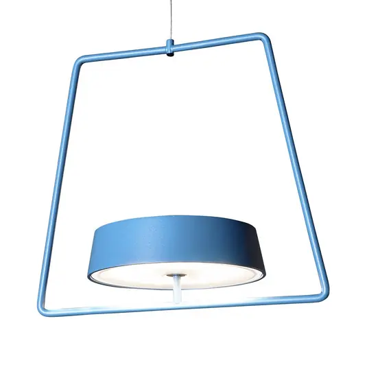 Outlet LED függő lámpa Miram akkum., szab., kék