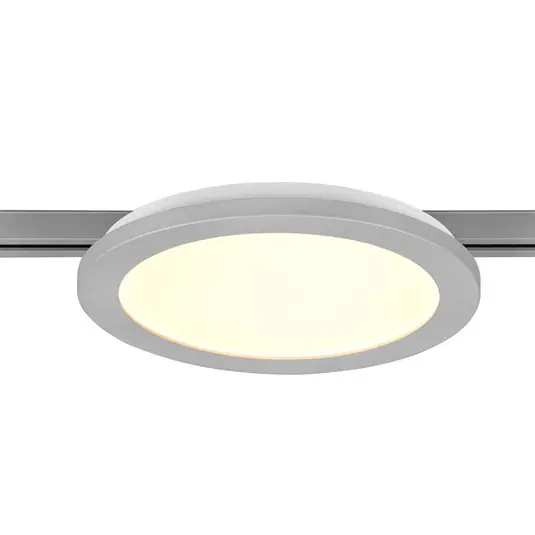 Gyors szállítás Camillus LED sínlámpa DUOline-hoz, titánium, Ø 26 cm