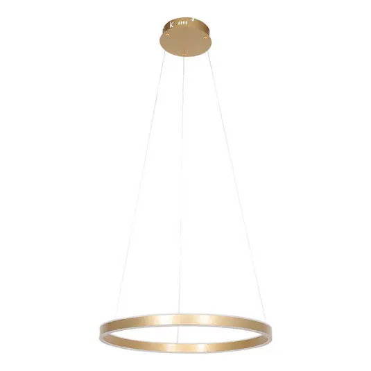 Olcsó LED lógó világítás Ringlux, Ø 60 cm 2 izzós arany