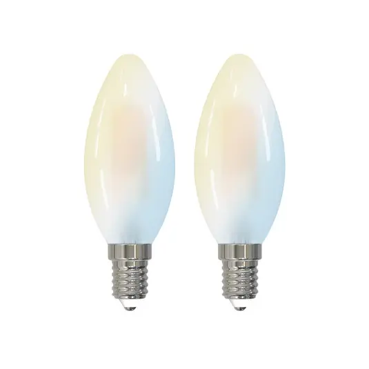 LUUMR Smart LED cseppes lámpa 2 db E14 4.2W CCT világos Tuya 4.2W CCT világos Exkluzív ajánlat