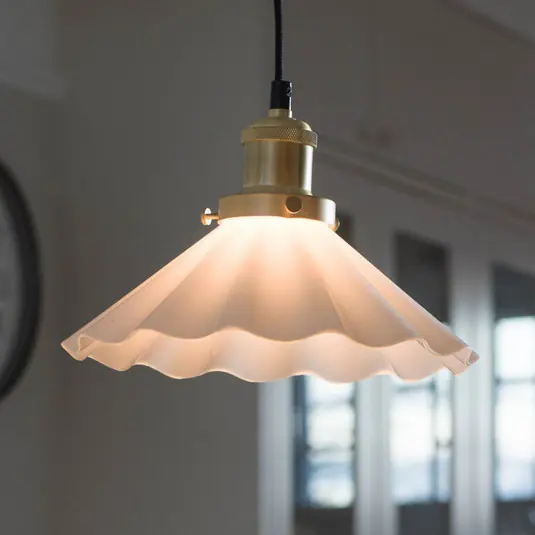 Árengedmény PR Home August függesztett lámpa, üveg ernyő Ø 25 cm, dugó