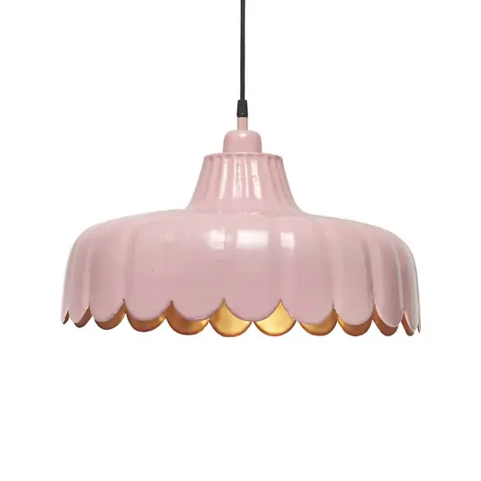 Szuper akció PR Home függőlámpa Wells, rózsaszín/arany, Ø 43 cm, fém
