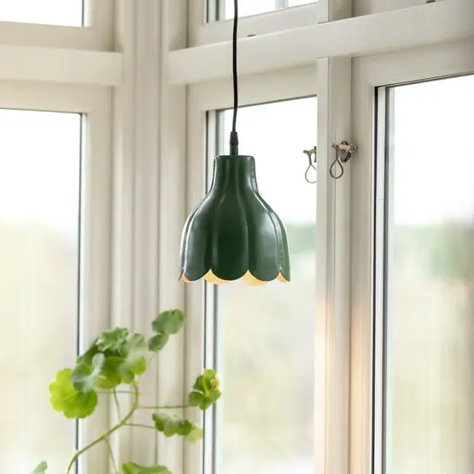 Kedvezményes ár PR Home Tulippa függőlámpa Ø 17 cm, zöld, dugós, dugós