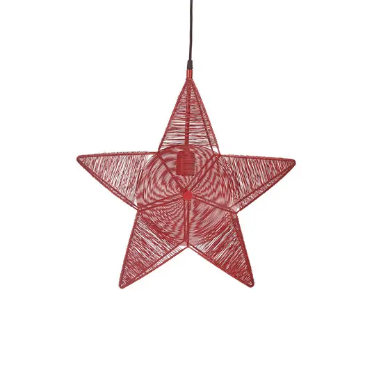 PR Home Bethel dekor-csillag fémből Ø 50 cm piros Biztonságos fizetés