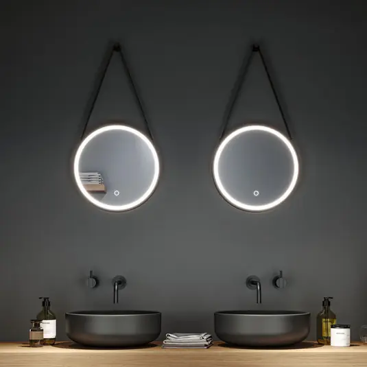 Azonnal elérhető Paulmann Miro LED függesztett tükör CCT Ø40cm Framelight