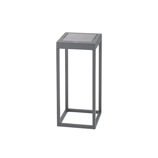 Kihagyhatatlan ajánlat Numove LED napelemes lámpa, grafitszürke, magasság 32,5 cm