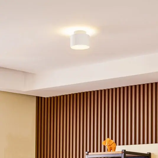 Korlátozott ajánlat Lindby Nivoria LED-es spotlámpa, Ø 11cm, 15 W, fehér, fém