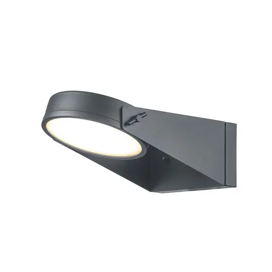 LED külső fali világítás Zola, acél, szürke Vásárlói kedvenc
