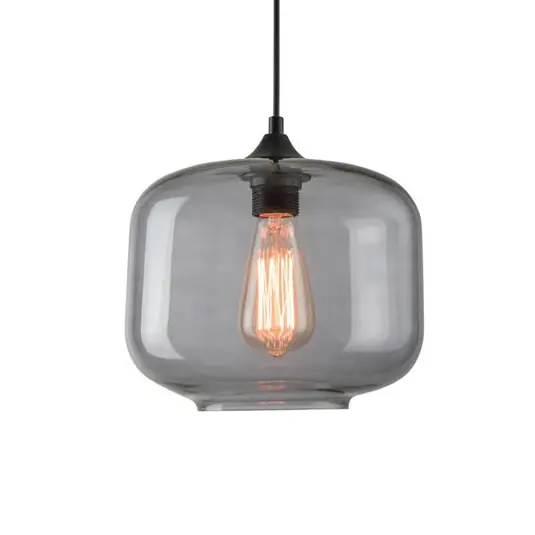 Lógó világítás 14102 üvegből, füstszürke, Ø 24 cm Olcsóbb