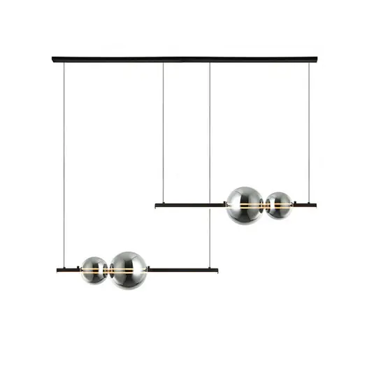 Expressz kézbesítés LED lógó világítás 22234 hossz 105cm fekete/füstös