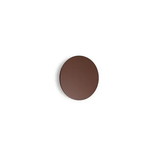 Ideal Lux LED kültéri fali lámpa Punto, barna, Ø 18 cm fém Prémium