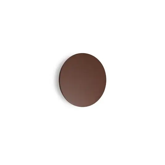 Expressz kézbesítés Ideal Lux LED kültéri fali lámpa Punto, barna, Ø 24 cm fém
