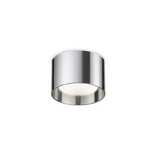 Ideal Lux lefelé világító Spike Kerek, króm színű, alumínium, Ø 10 cm Azonnal elérhető