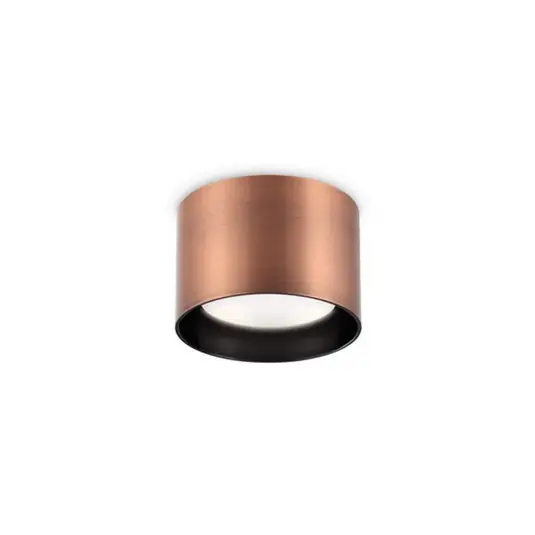 Ideal Lux lefelé világító Spike Kerek, réz színű, alumínium, Ø 10 cm Végkiárusítás