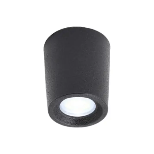 Utolsó esély Livia Ø 6 cm fekete/mázas műgyanta G9 4.000K
