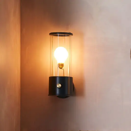 Különleges ajánlat Tala LED fali világítás Muse Portable, IP44, fekete, dimmelhető