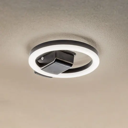Lindby LED kültéri mennyezeti világítás Finian, Ø 22 cm, CCT, dimmelhető Azonnal elérhető
